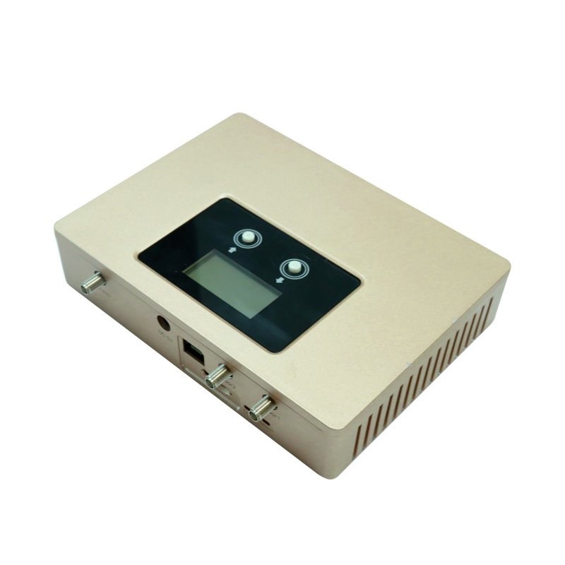 ATNJ Gold color cell phone signal buster high quality Dual band mobile signal booster 900 2100 3g 2g booster